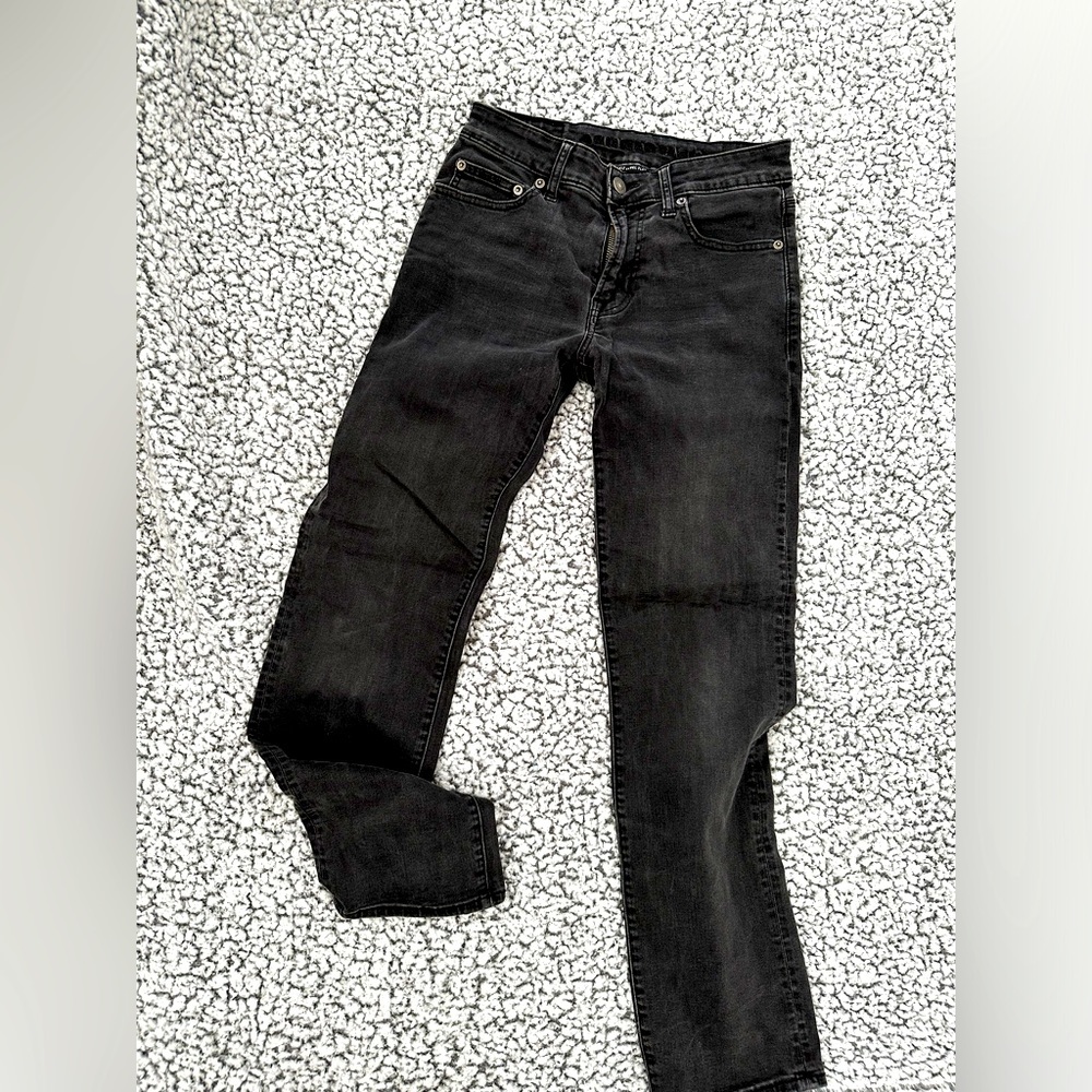American Eagle Grey/Black Jeans 28x32